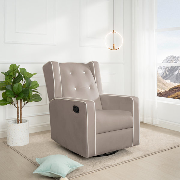 Baby relax mikayla online upholstered swivel gliding recliner